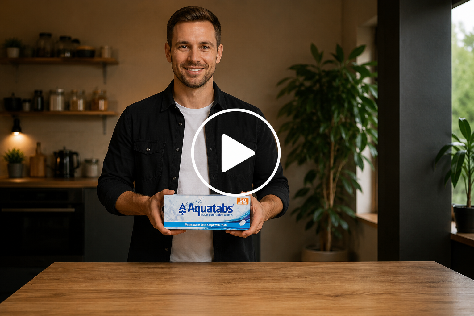 Guidevideo til vandrensningstabletter