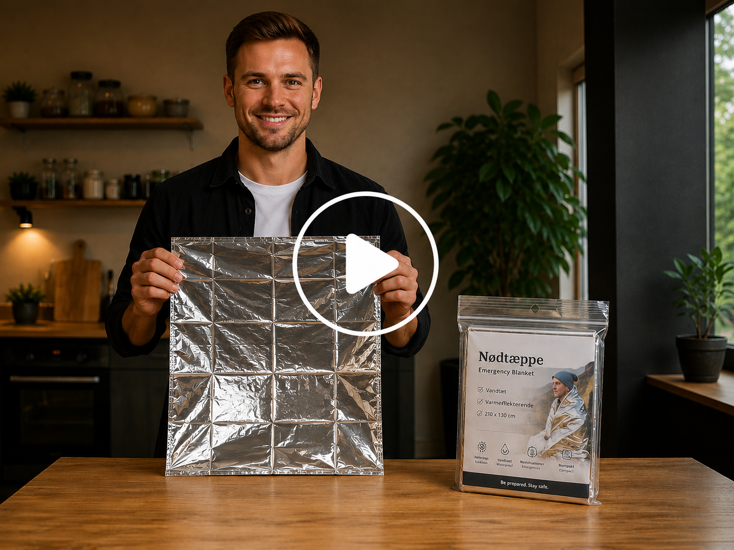 Guidevideo til nødtæppe