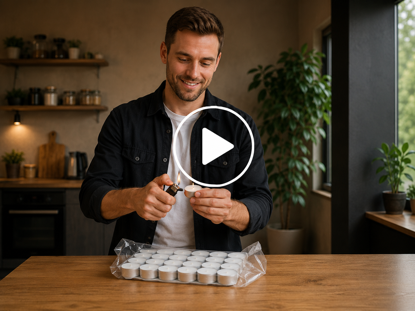 Guidevideo til fyrfadslys