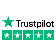 Logo af Trustpilot med 5 stjerner